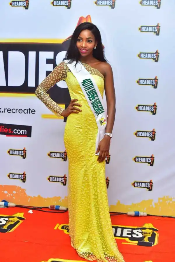 PHOTO: Newly Crowned Miss Nigeria At #TheHeadies2016